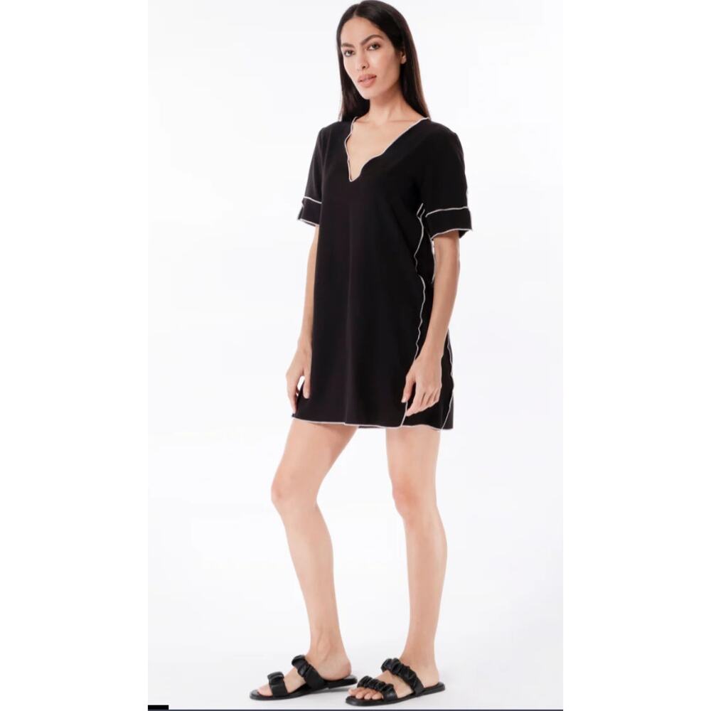 MAAC Ester V neck Tunic Mini Dress